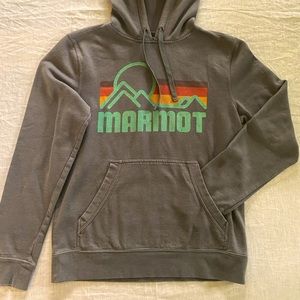 Men’s small gray Marmot hoodie